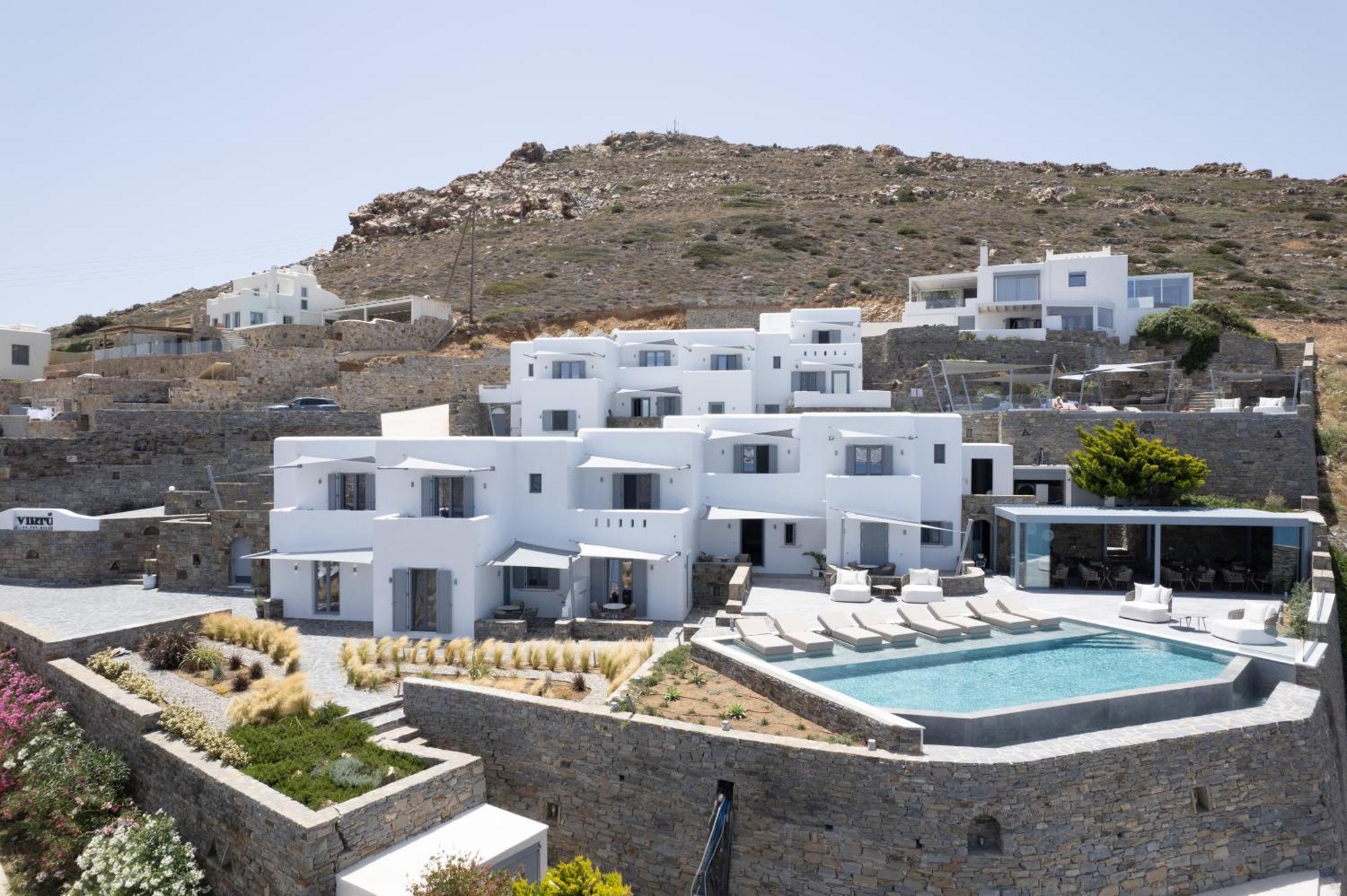 Virtu On The Hill Hotel Stelida  Exterior foto